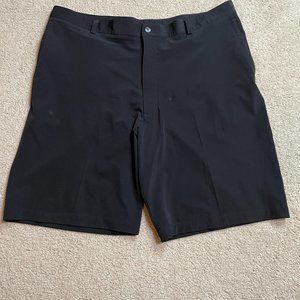 Nike Shorts Men's 42 Black Golf Chino Dri Fit Performance Stretch Standard Fit